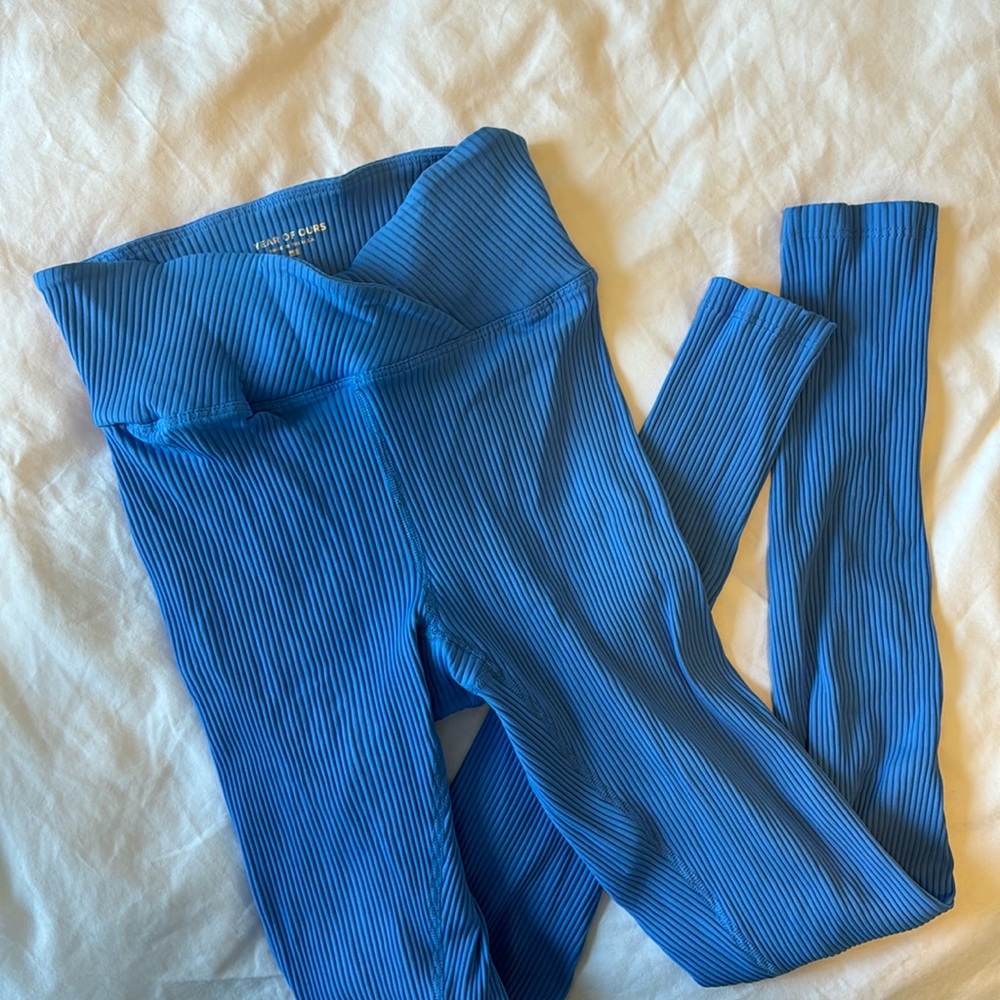YEAR OF OURS blue ribbed set